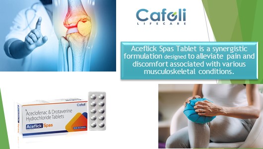 Aceflick Spas Tablet at Best Price in Analgesic Franchise for Pain Relief and Muscle Relaxation